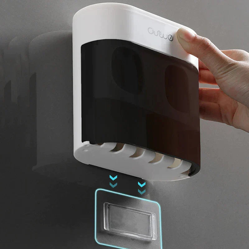 Toothpaste Toothpaste Dispenser Magnetic Toothbrush Holder Home